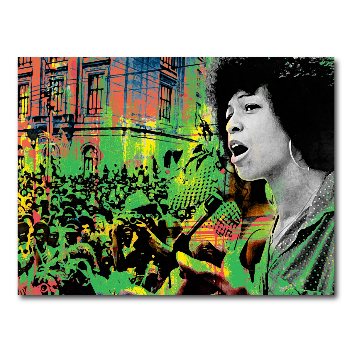 AUTO-MOCKUP WHITE | Angela Davis | 1 Piece | Gallery Wrap Canvas | group=4x3