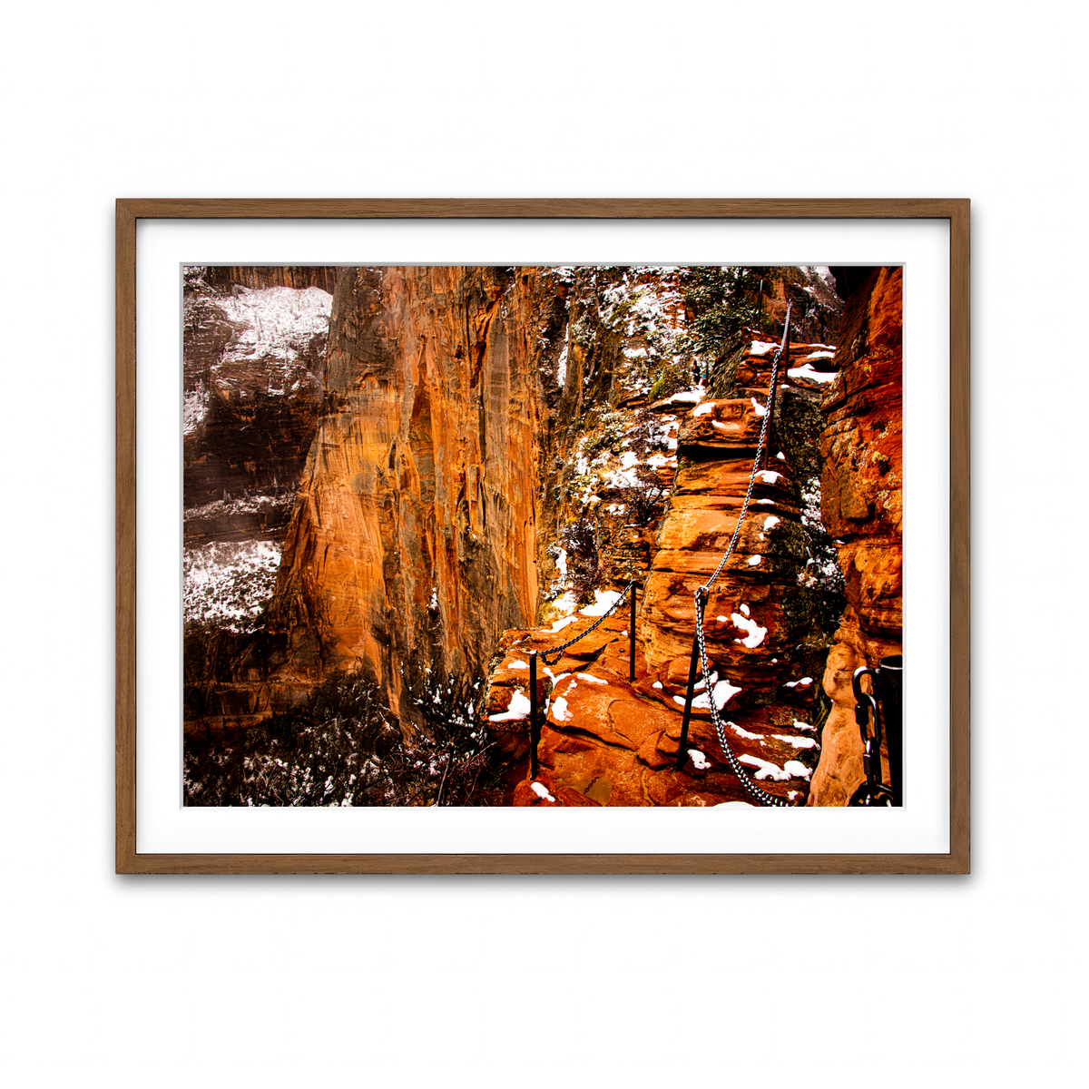 Framed Print 4x3 Walnut