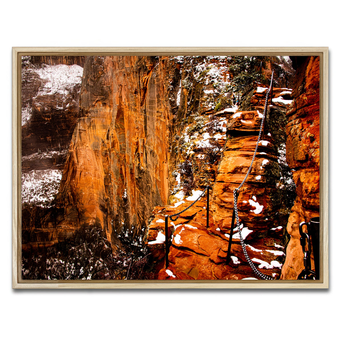 AUTO-MOCKUP WHITE | Angels Landing Trail | 1 Piece | Natural Framed Canvas | group=4x3
