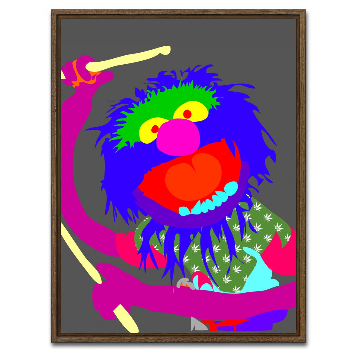 Framed Print 3x4 White