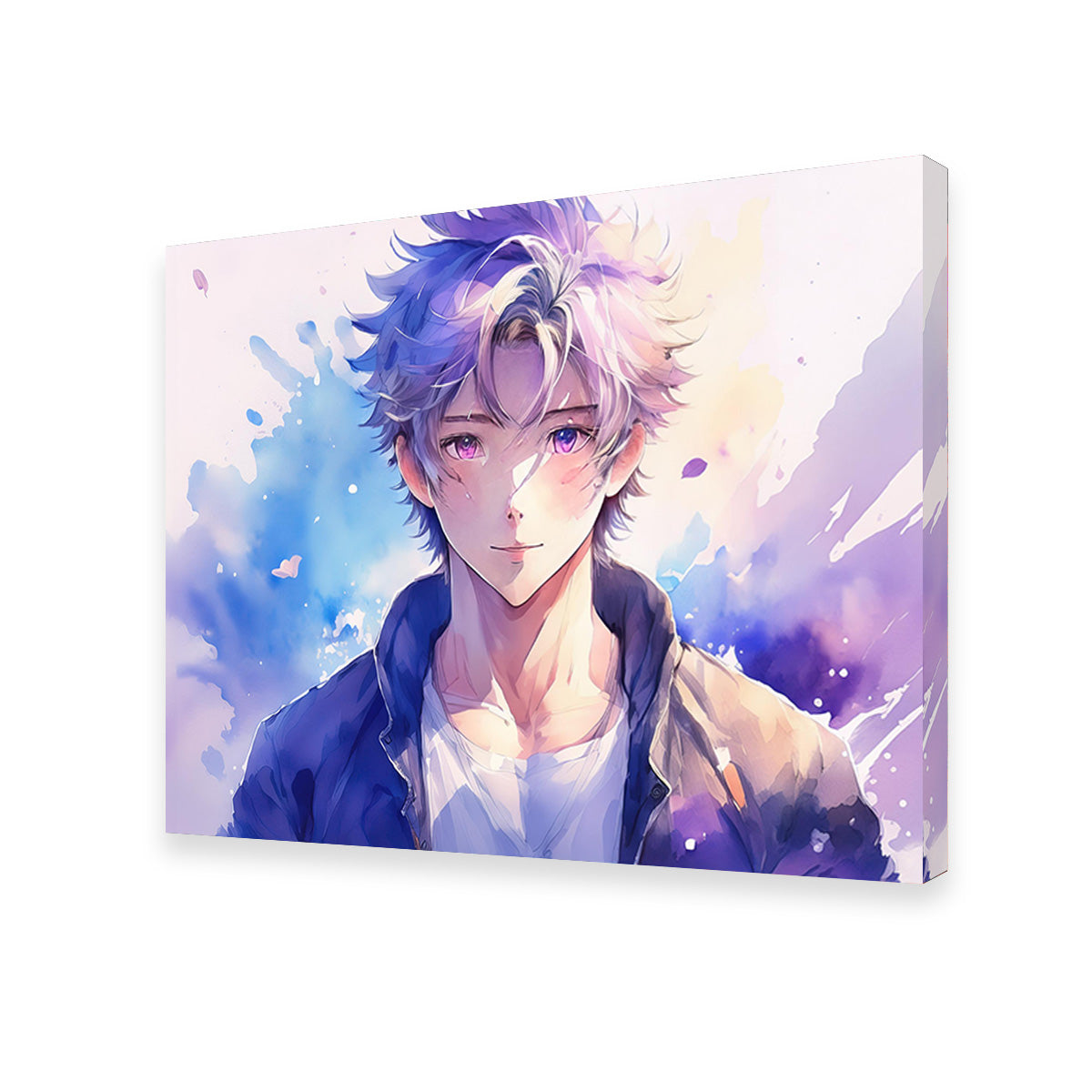 Anime Boy Abstract Wall Art
