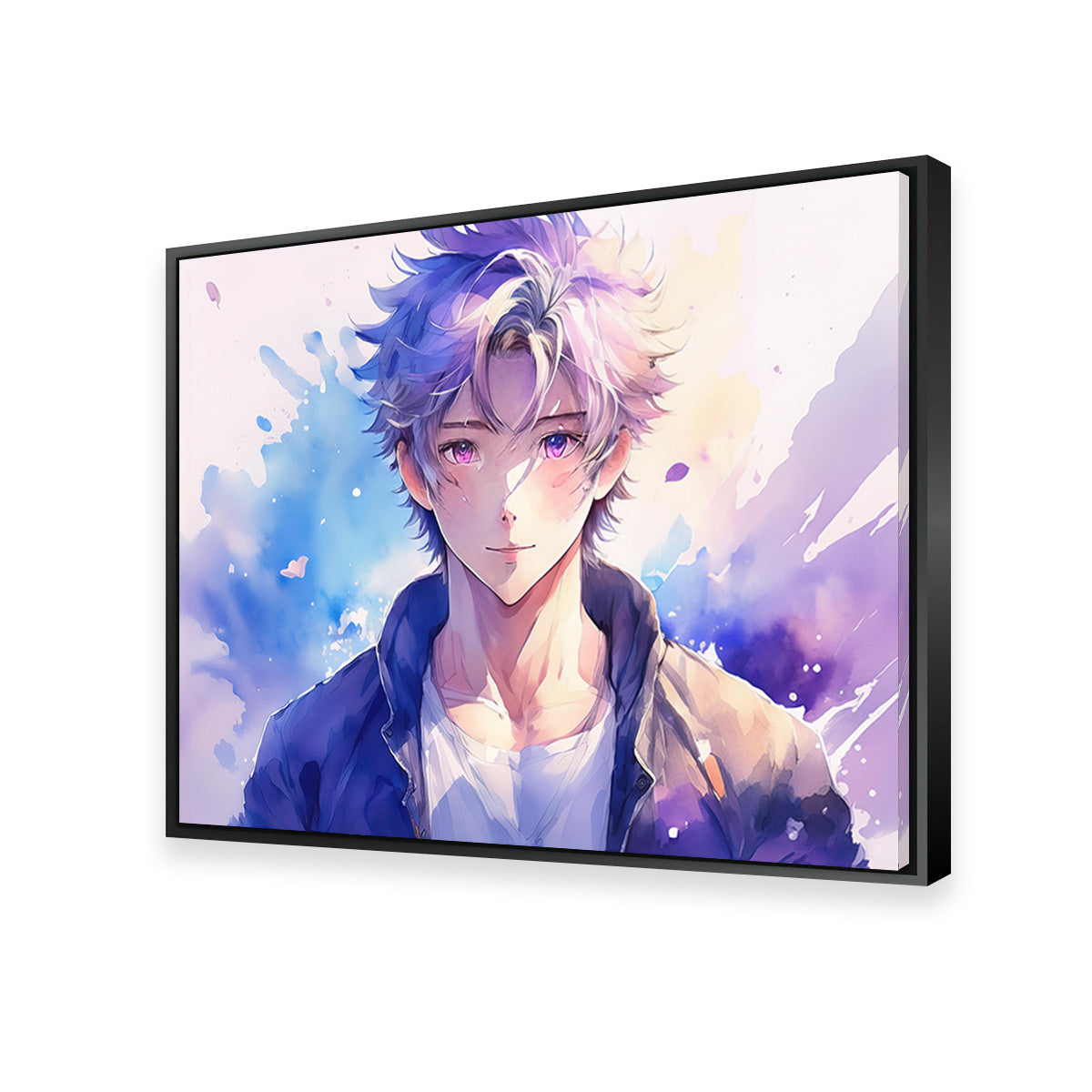 Anime Boy Abstract Wall Art