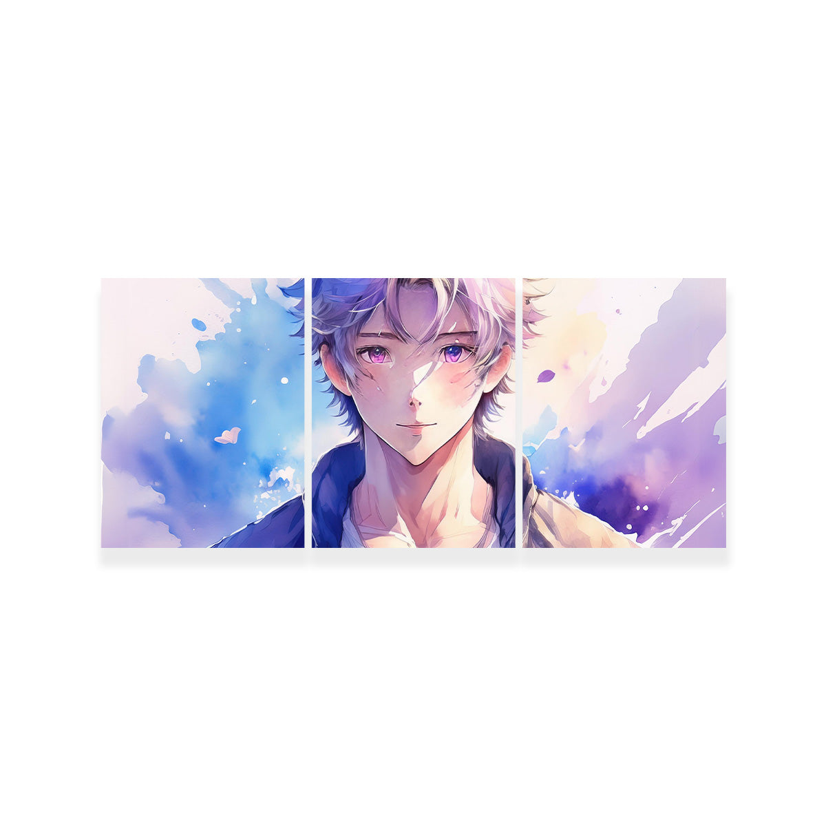 Anime Boy Abstract Wall Art