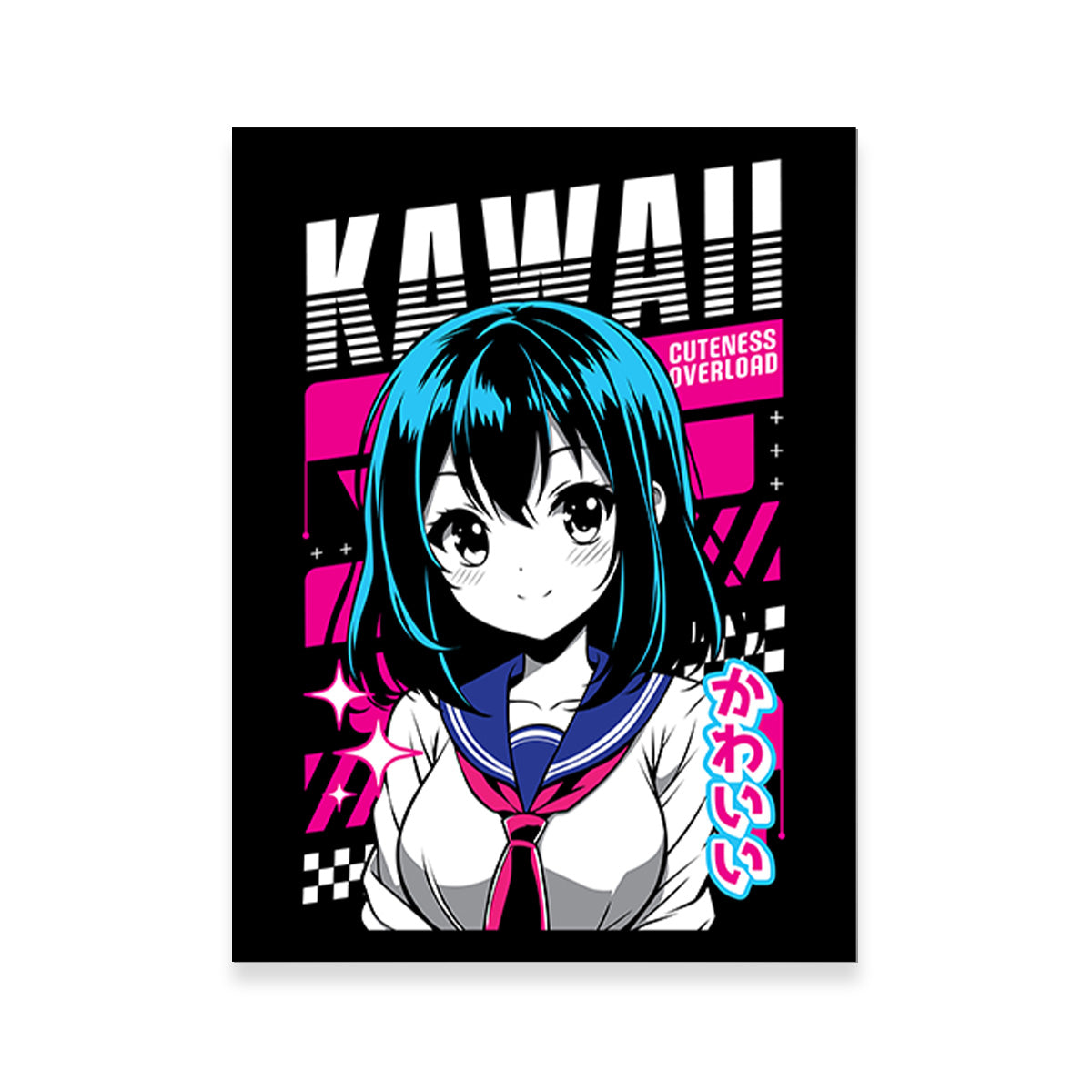 Anime Girl Poster Wall Art