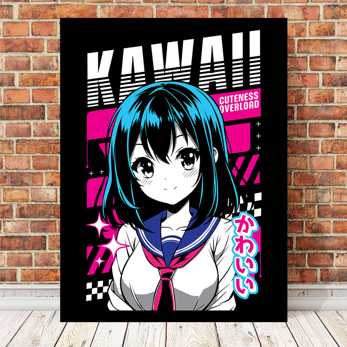 Anime Girl Poster Wall Art