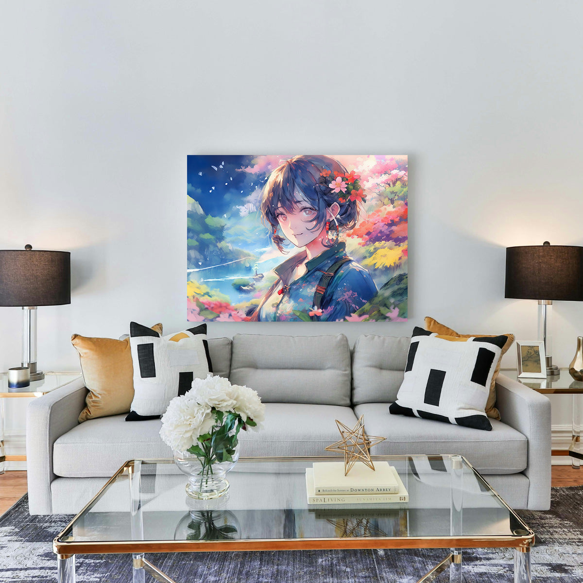 Anime Lady Wall Art