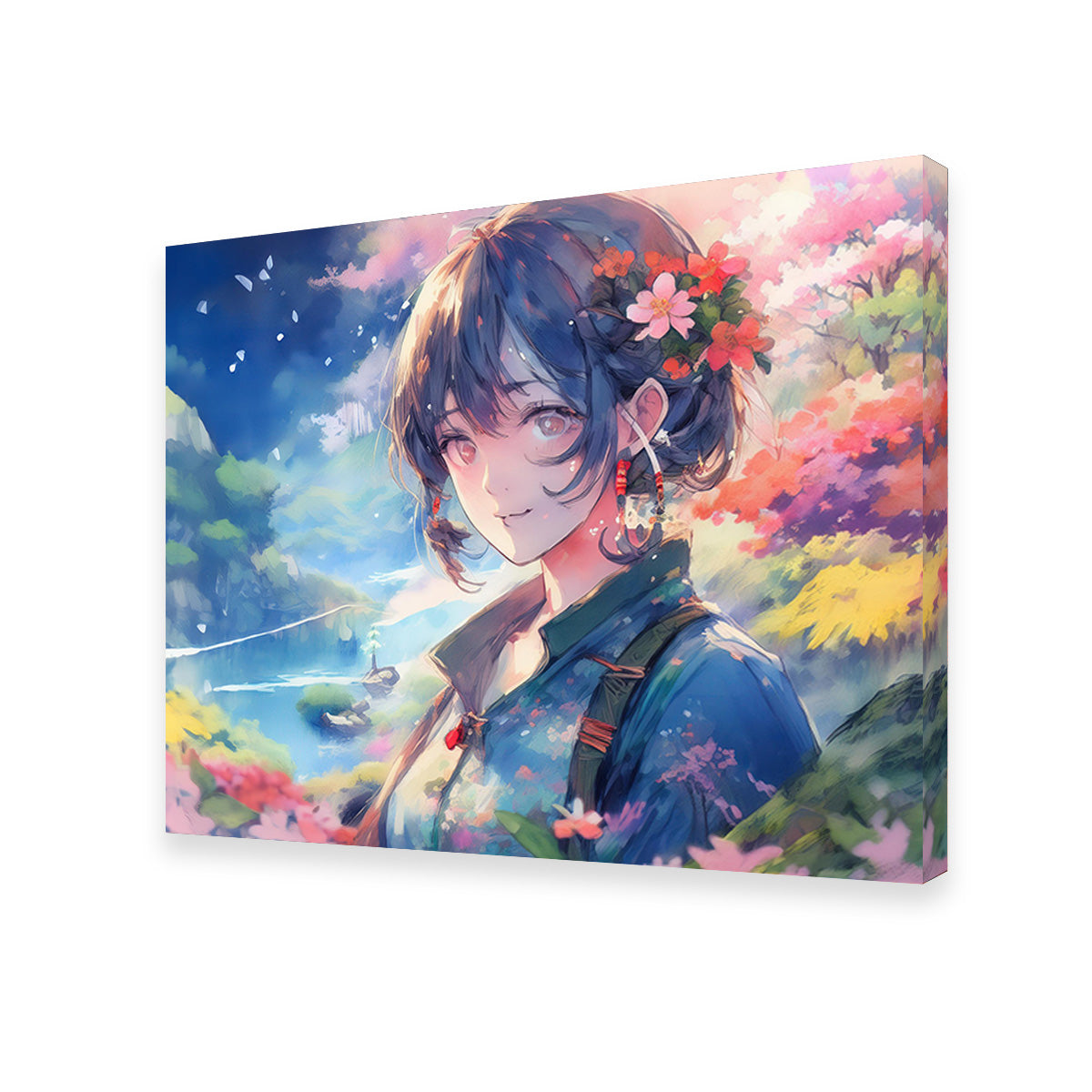 Anime Lady Wall Art