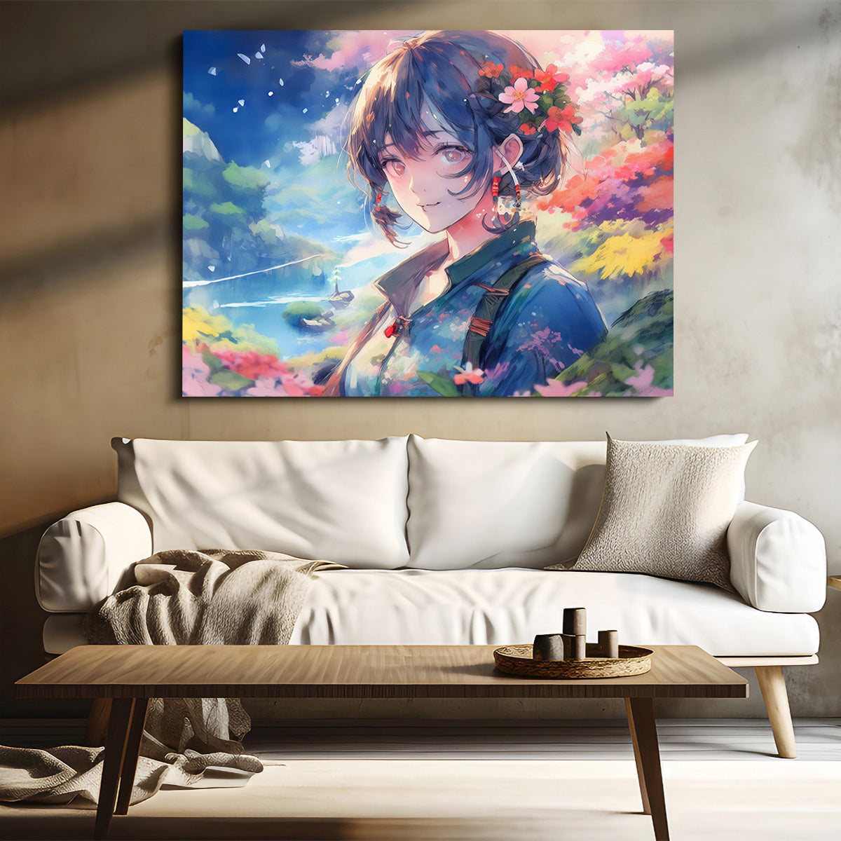Anime Lady Wall Art
