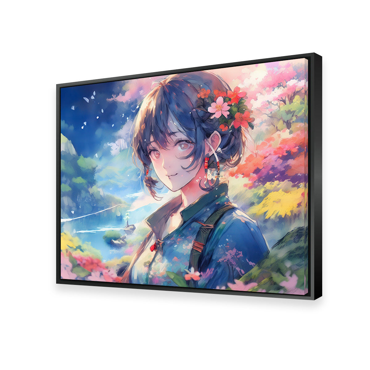 Anime Lady Wall Art