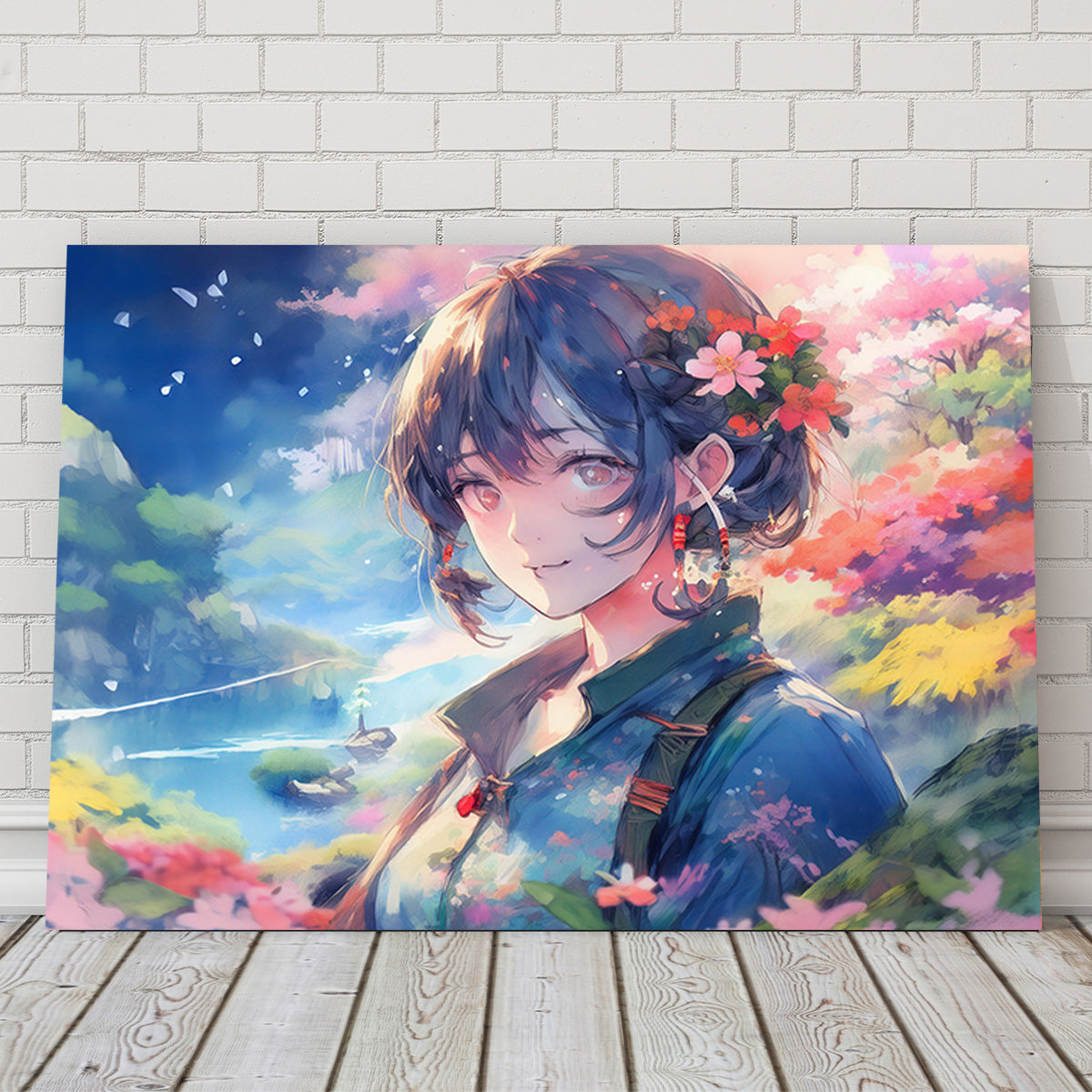 Anime Lady Wall Art