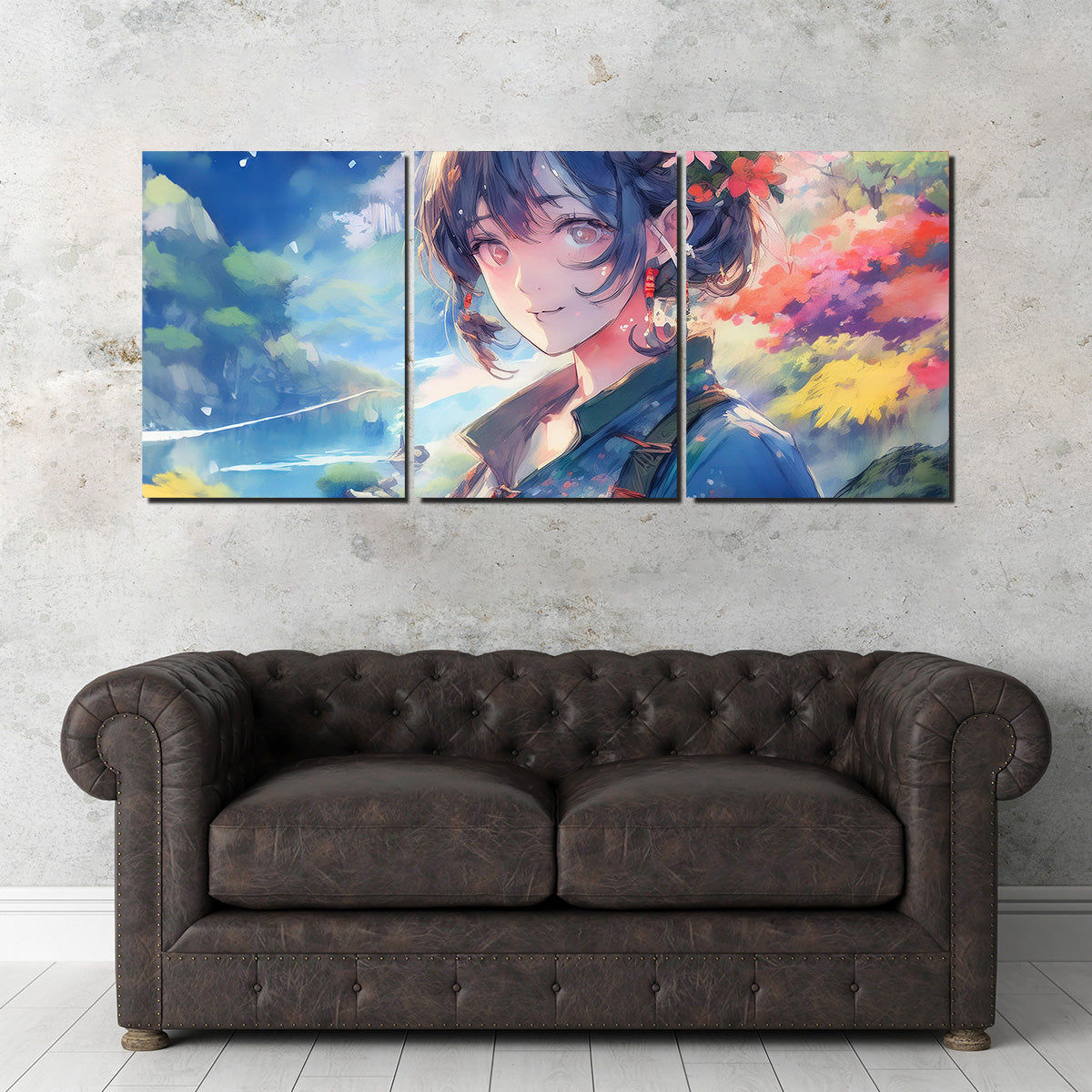 Anime Lady Wall Art