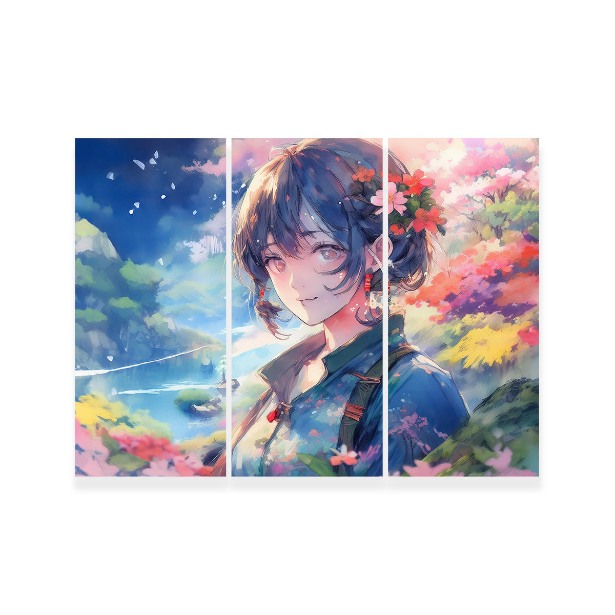 Anime Lady Wall Art
