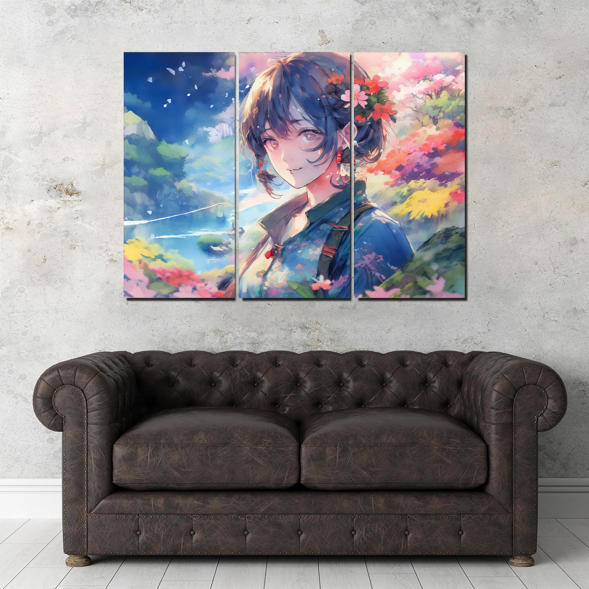 Anime Lady Wall Art