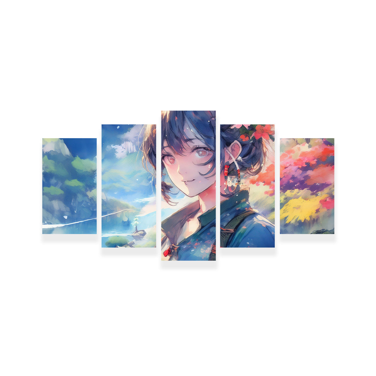 Anime Lady Wall Art