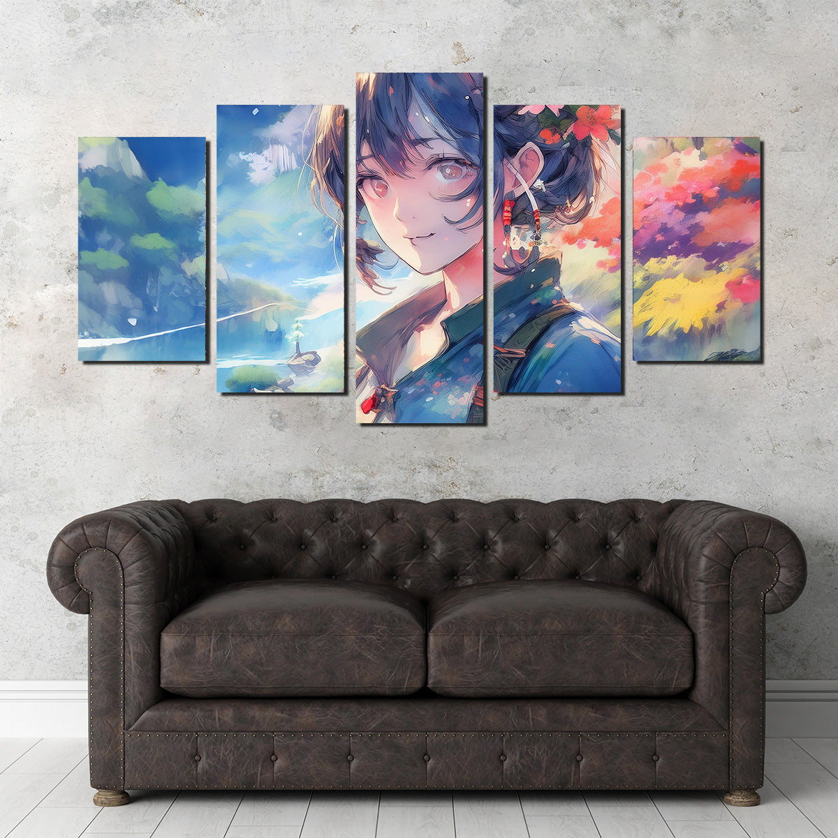 Anime Lady Wall Art