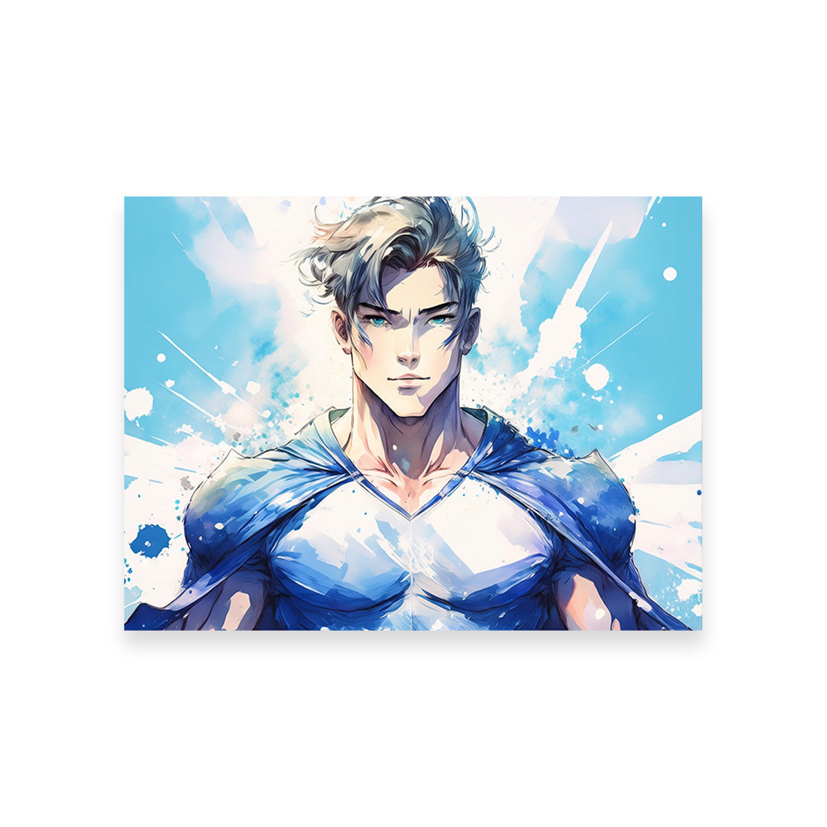 Anime Super Hero Wall Art