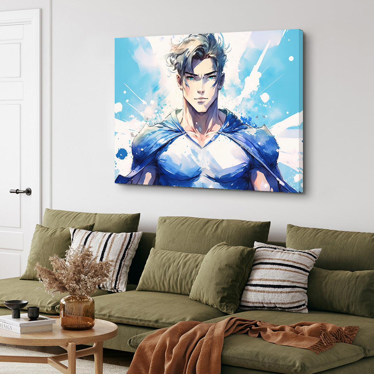 Anime Super Hero Wall Art