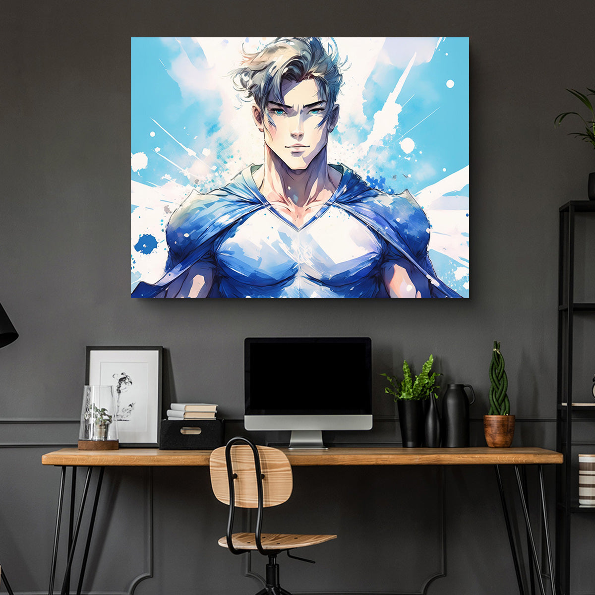 Anime Super Hero Wall Art
