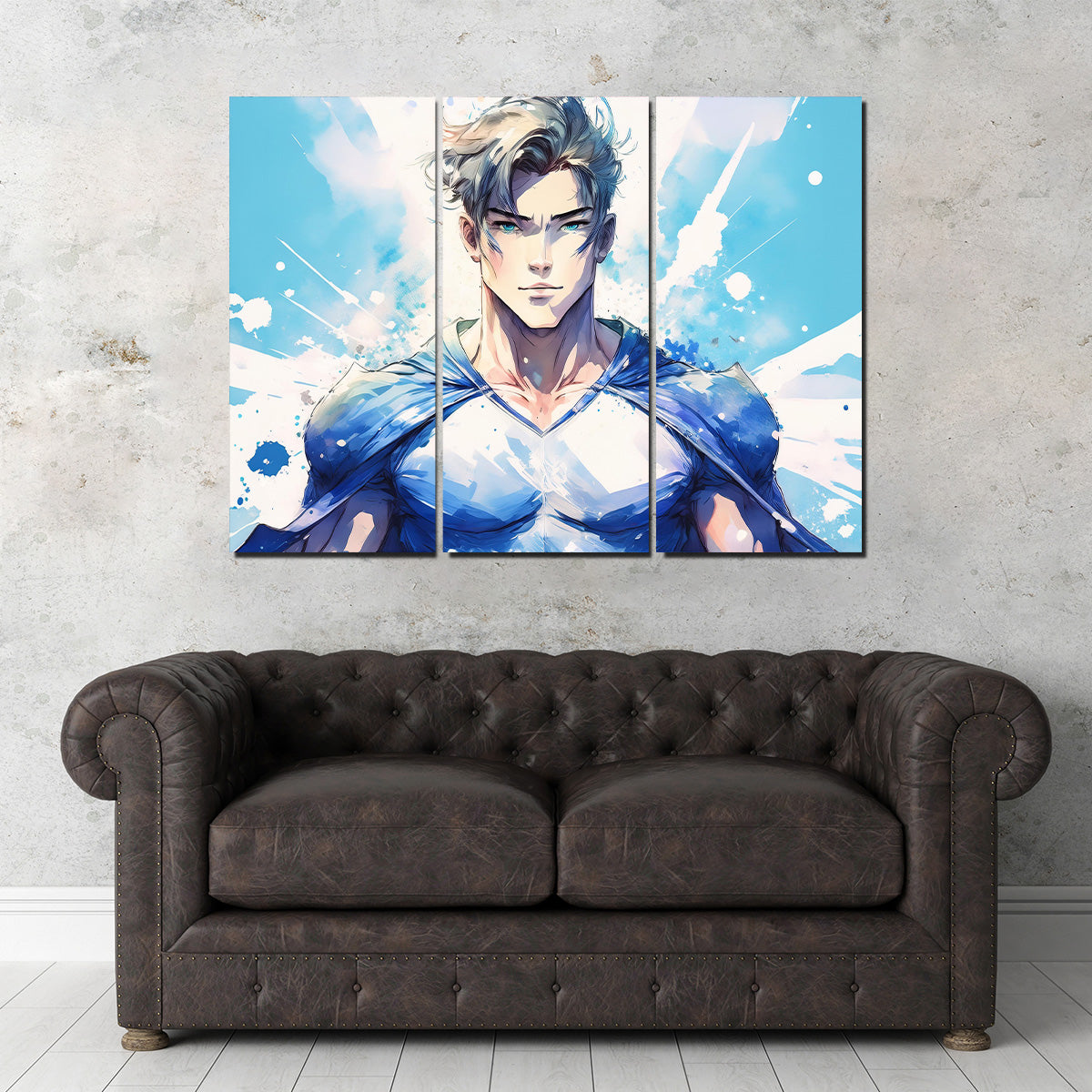 Anime Super Hero Wall Art