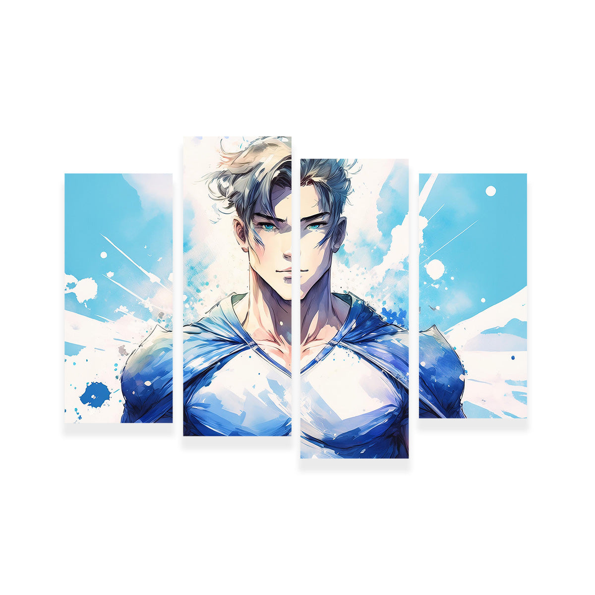 Anime Super Hero Wall Art