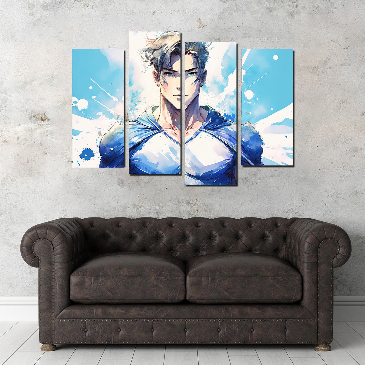 Anime Super Hero Wall Art