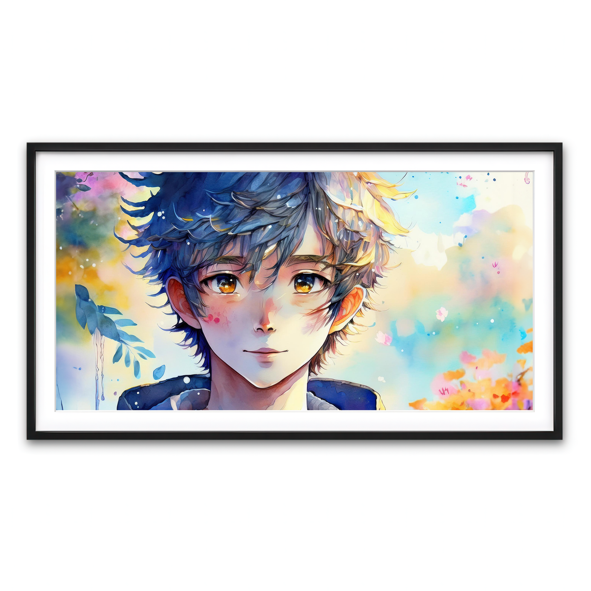 Framed Print 2x1 Black