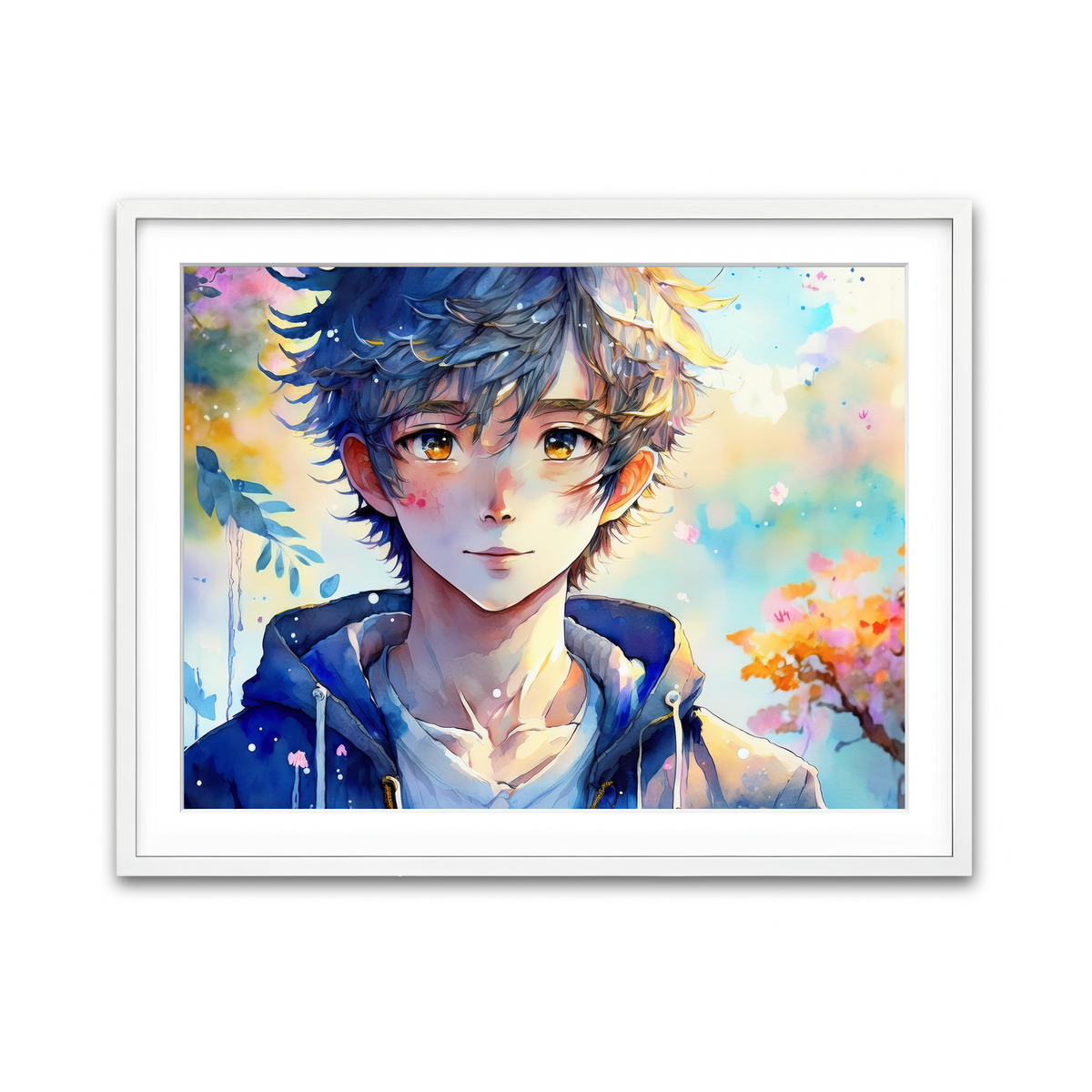 Framed Print 4x3 White