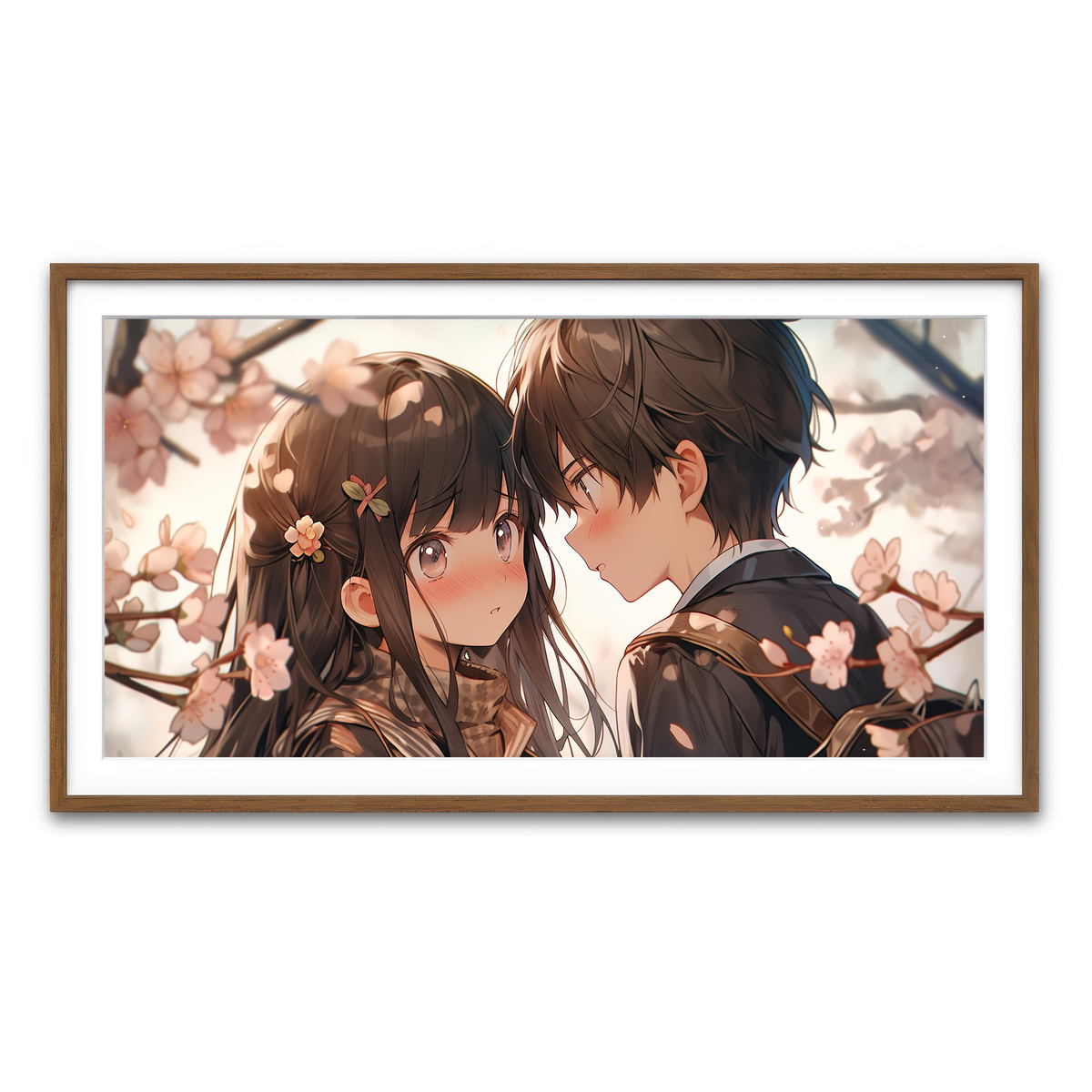 Framed Print 2x1 Walnut