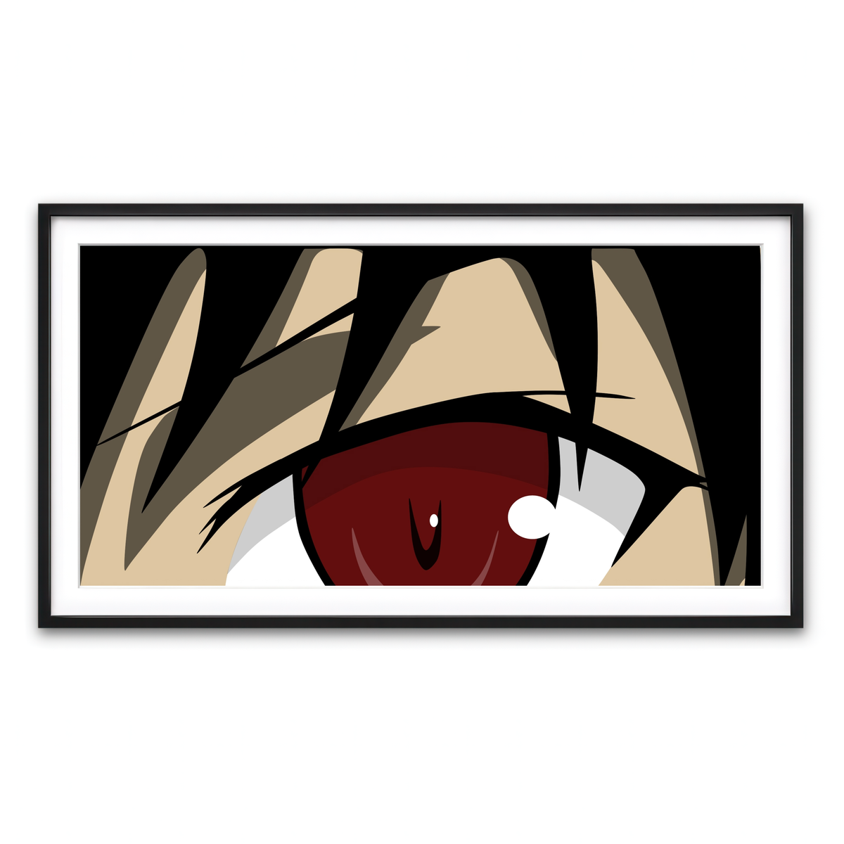 Framed Print 2x1 Black