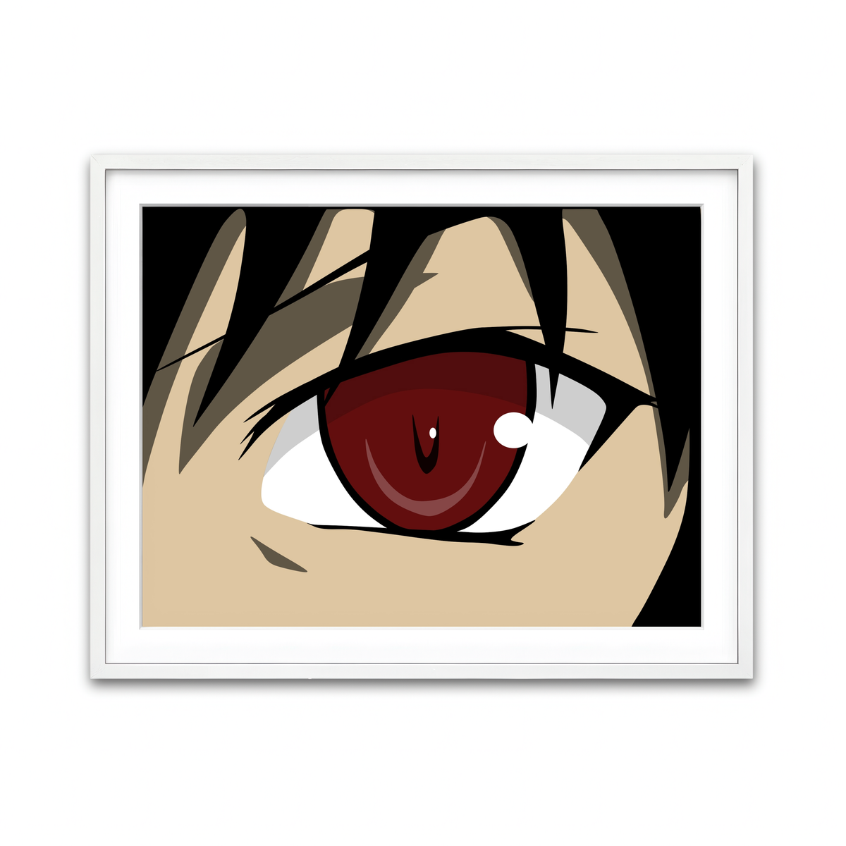 Framed Print 4x3 White