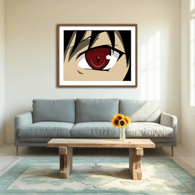 AUTO-MOCKUP ROOM | Anime Eye Wall Art