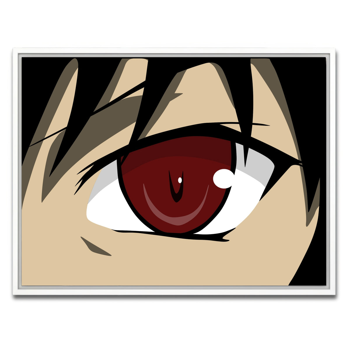 AUTO-MOCKUP WHITE | Anime Eye | 1 Piece | White Framed Canvas | group=4x3