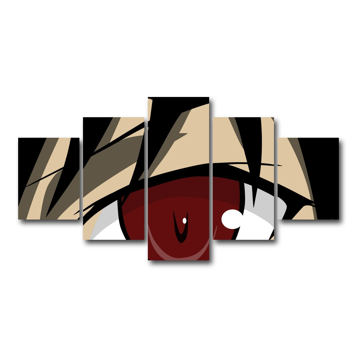 AUTO-MOCKUP WHITE | Anime Eye | 5 Piece | Gallery Wrap Canvas | group=5_short
