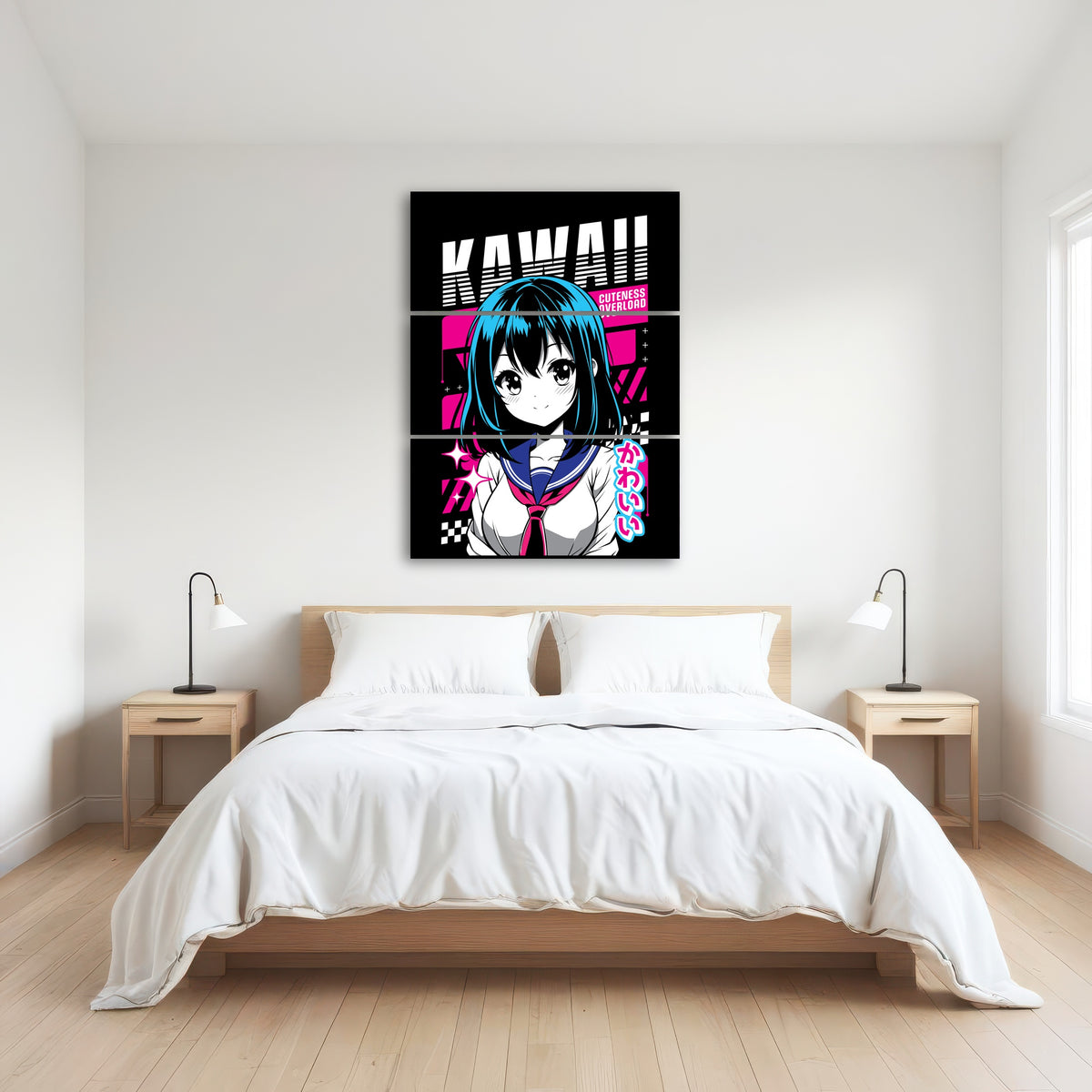 AUTO-MOCKUP ROOM | Anime Girl Poster