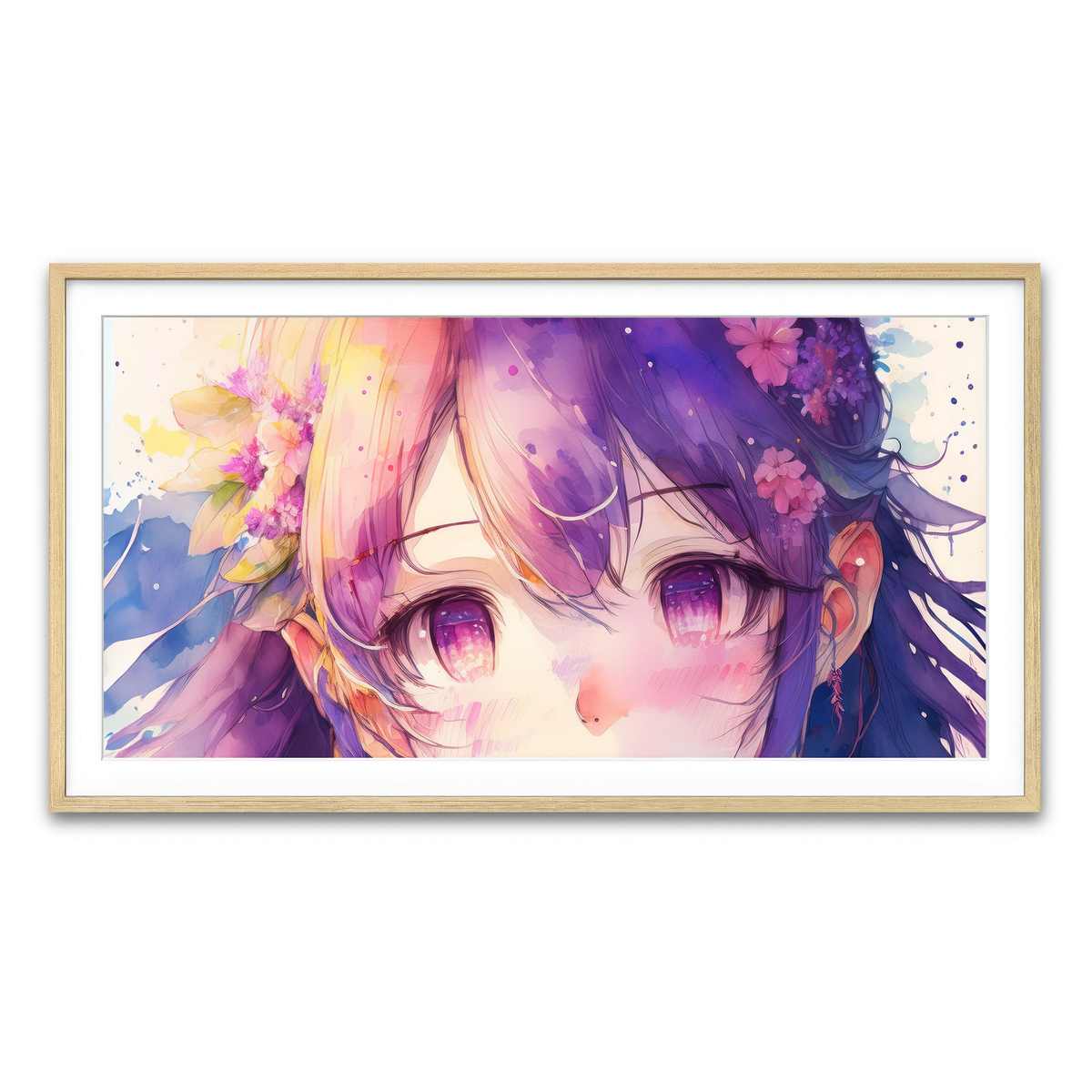 Framed Print 2x1 Natural