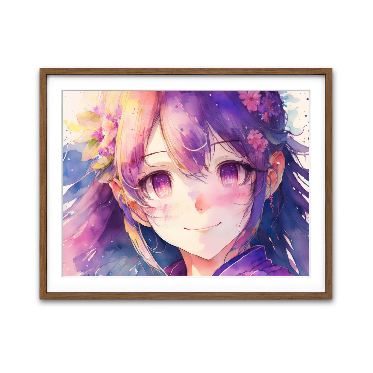 Framed Print 4x3 Walnut