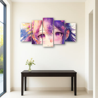 AUTO-MOCKUP ROOM | Anime Girl Watercolor