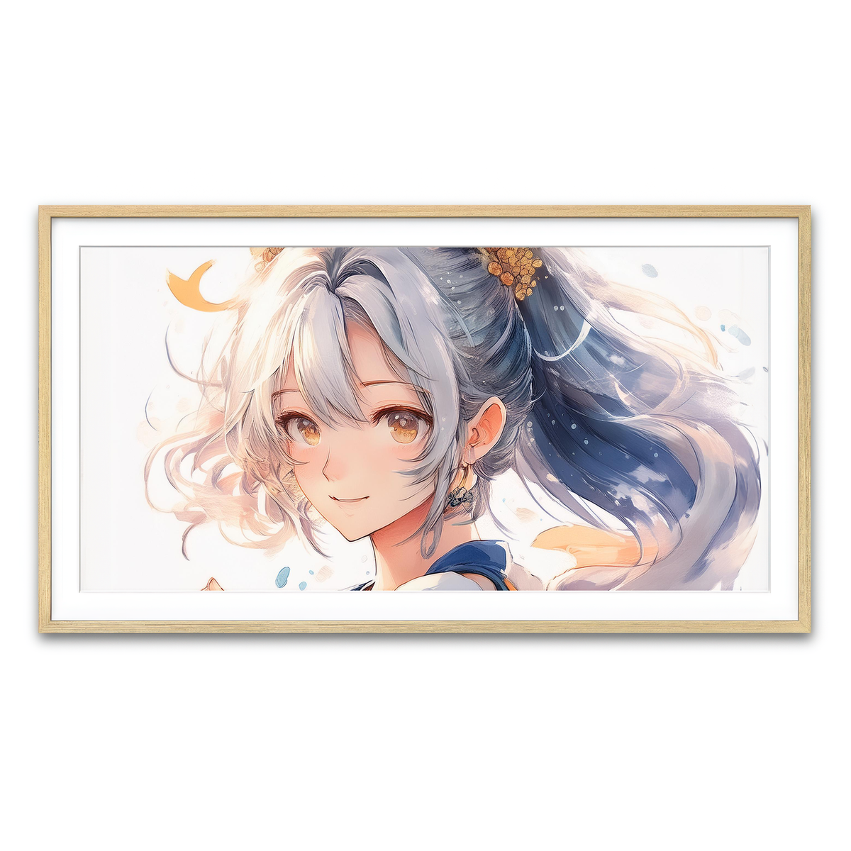 Framed Print 2x1 Natural