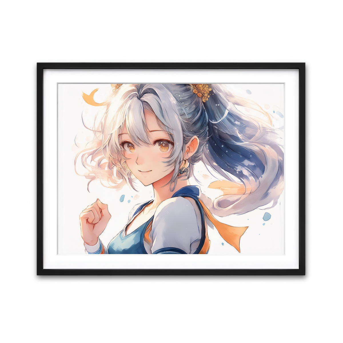 Framed Print 4x3 Black