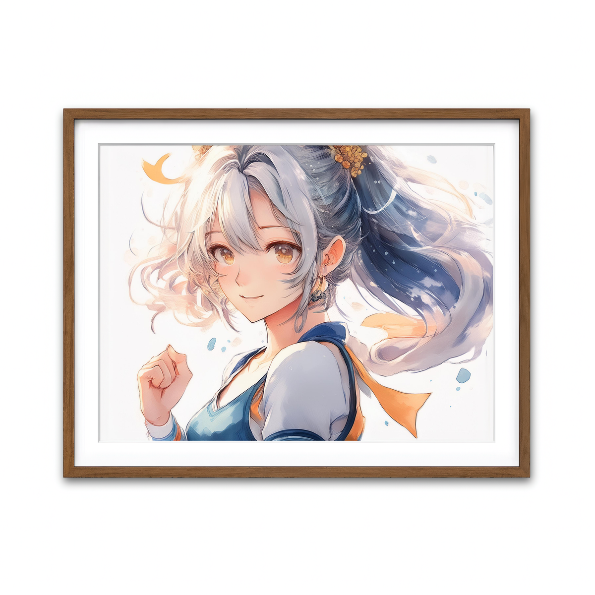 Framed Print 4x3 Walnut