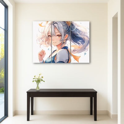 AUTO-MOCKUP ROOM | Anime Girl White