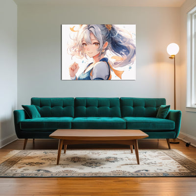 AUTO-MOCKUP ROOM | Anime Girl White