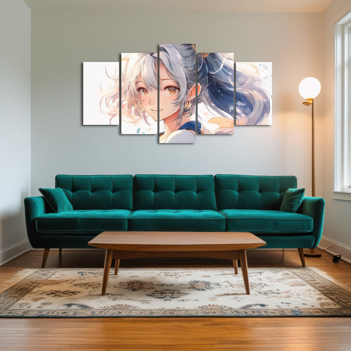 AUTO-MOCKUP ROOM | Anime Girl White