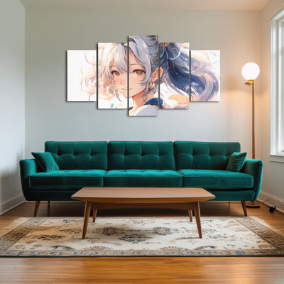 AUTO-MOCKUP ROOM | Anime Girl White