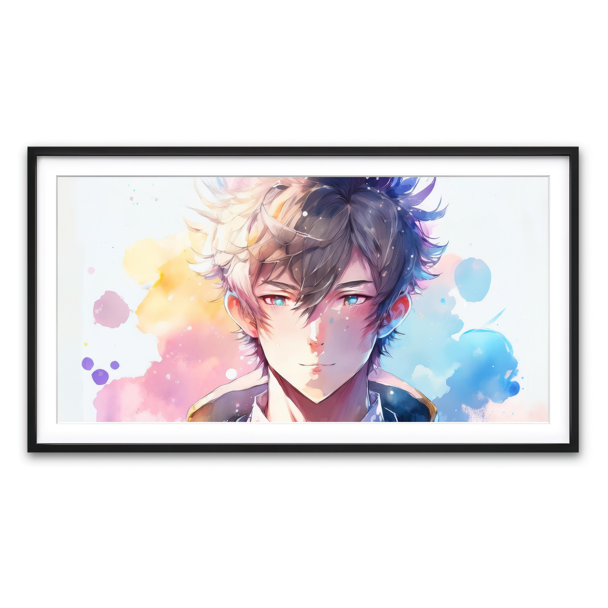 Framed Print 2x1 Black