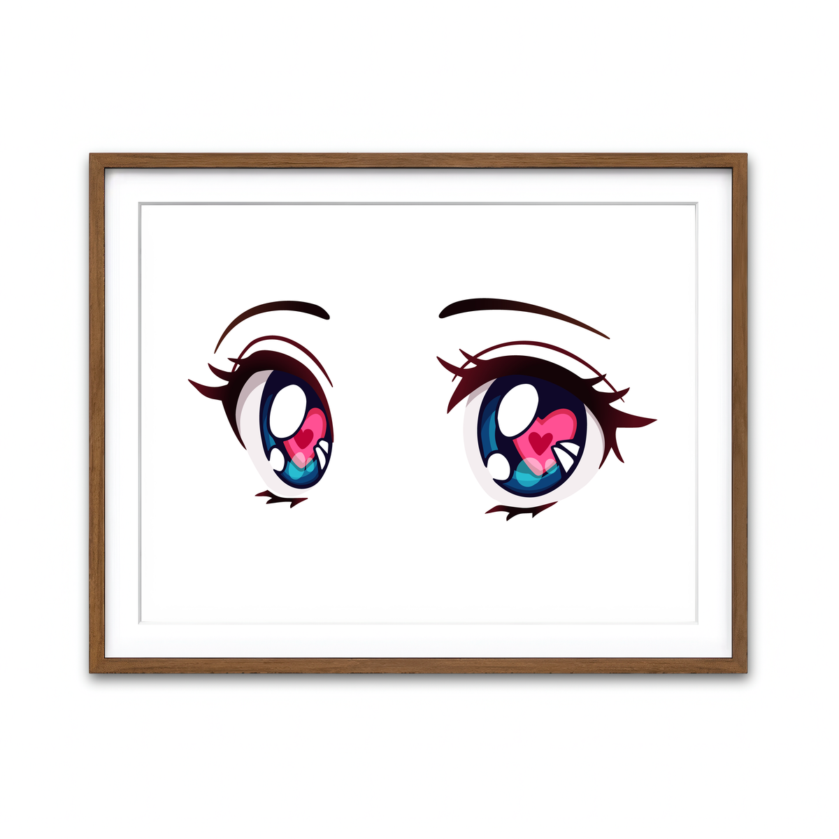 Framed Print 4x3 Walnut