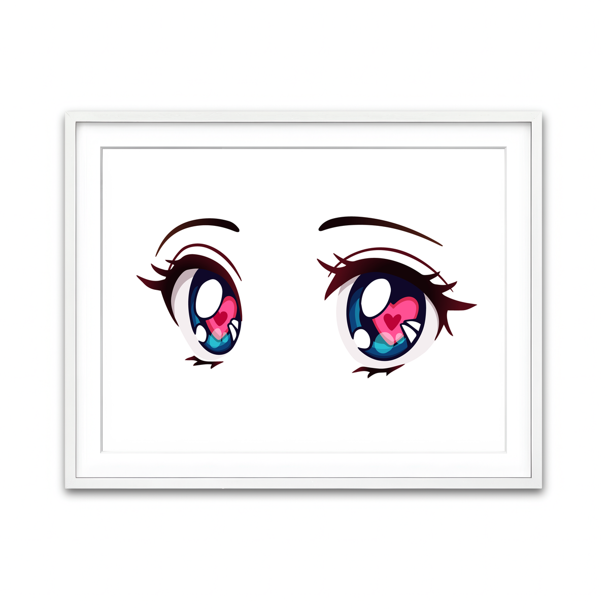 Framed Print 4x3 White