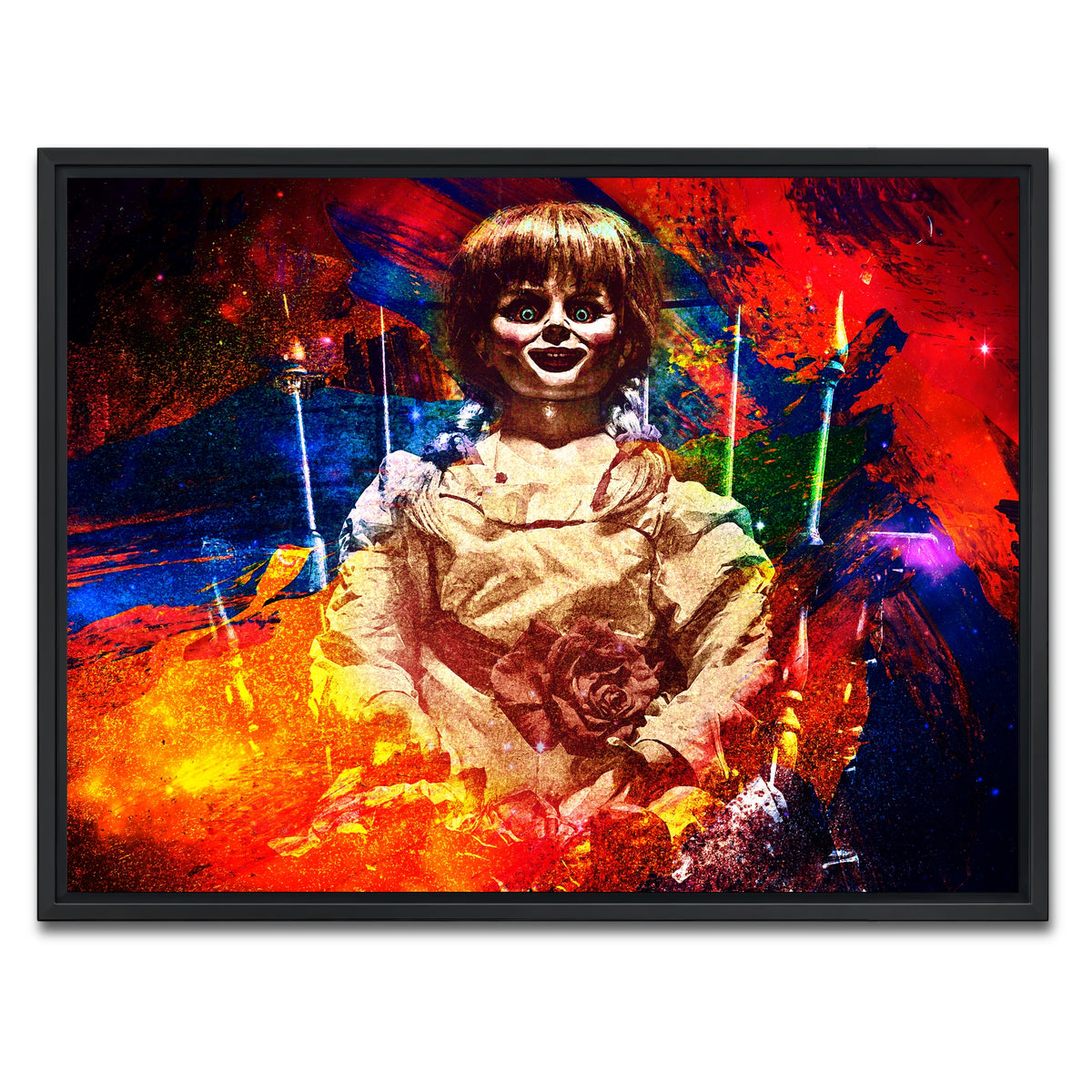 AUTO-MOCKUP WHITE | Annabelle | 1 Piece | Black Framed Canvas | group=4x3
