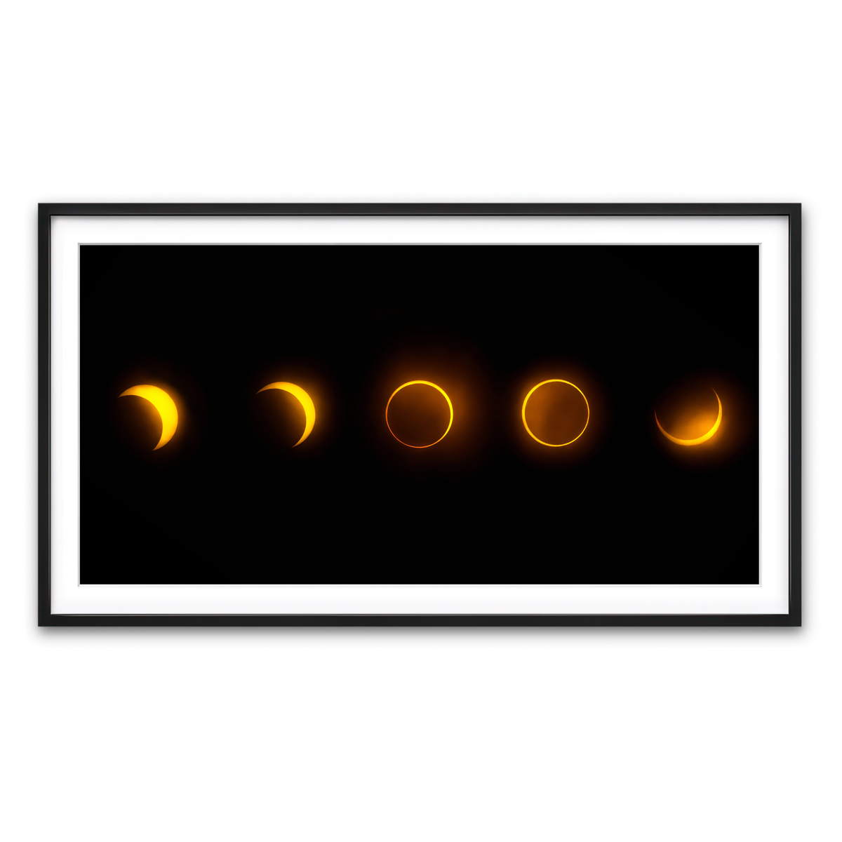 Framed Print 2x1 Black