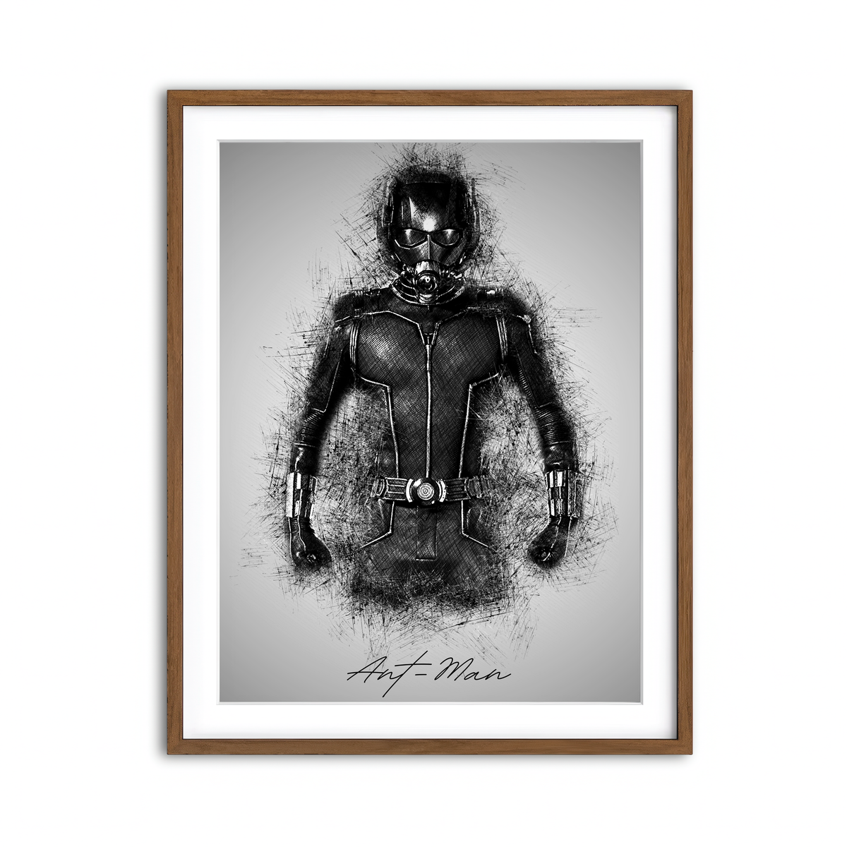 Framed Print 3x4 Walnut